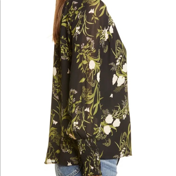 Reformation Francois Floral Turtleneck Top - Picture 6 of 7